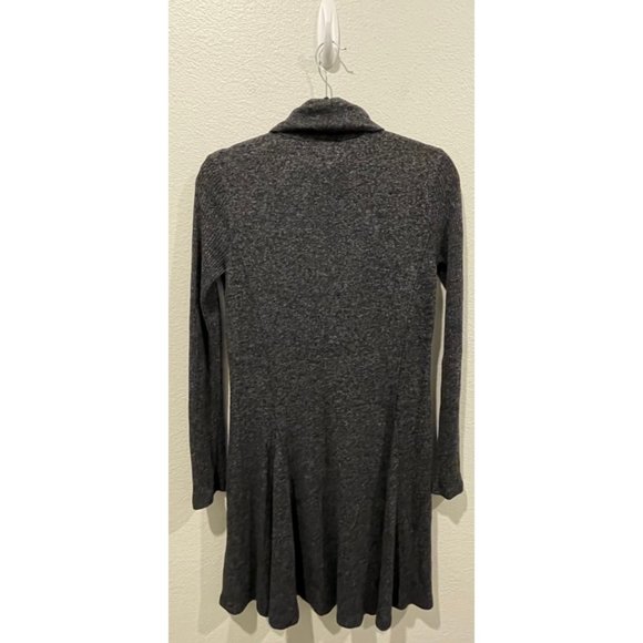 SATURDAY SUNDAY Brushed Fleece Mock Neck Mini Dress - Picture 4 of 4